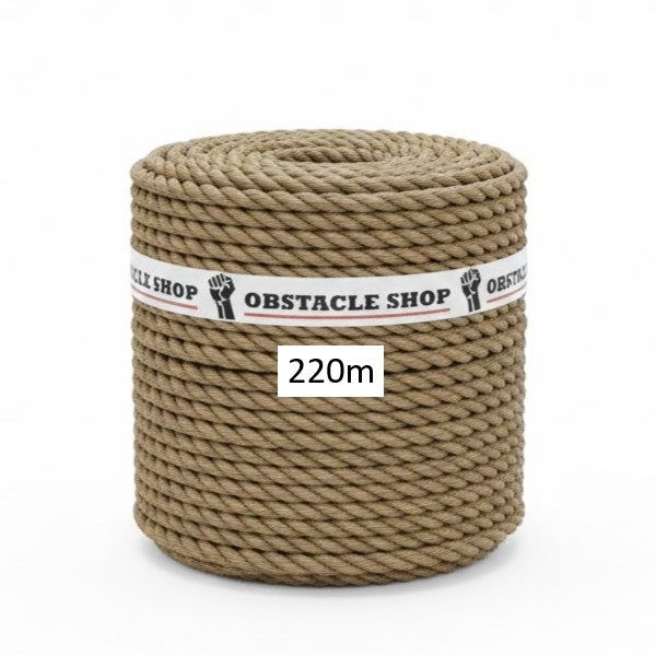 Bunch rope 220mtr, Manilla, diameters from 6 to 28mm